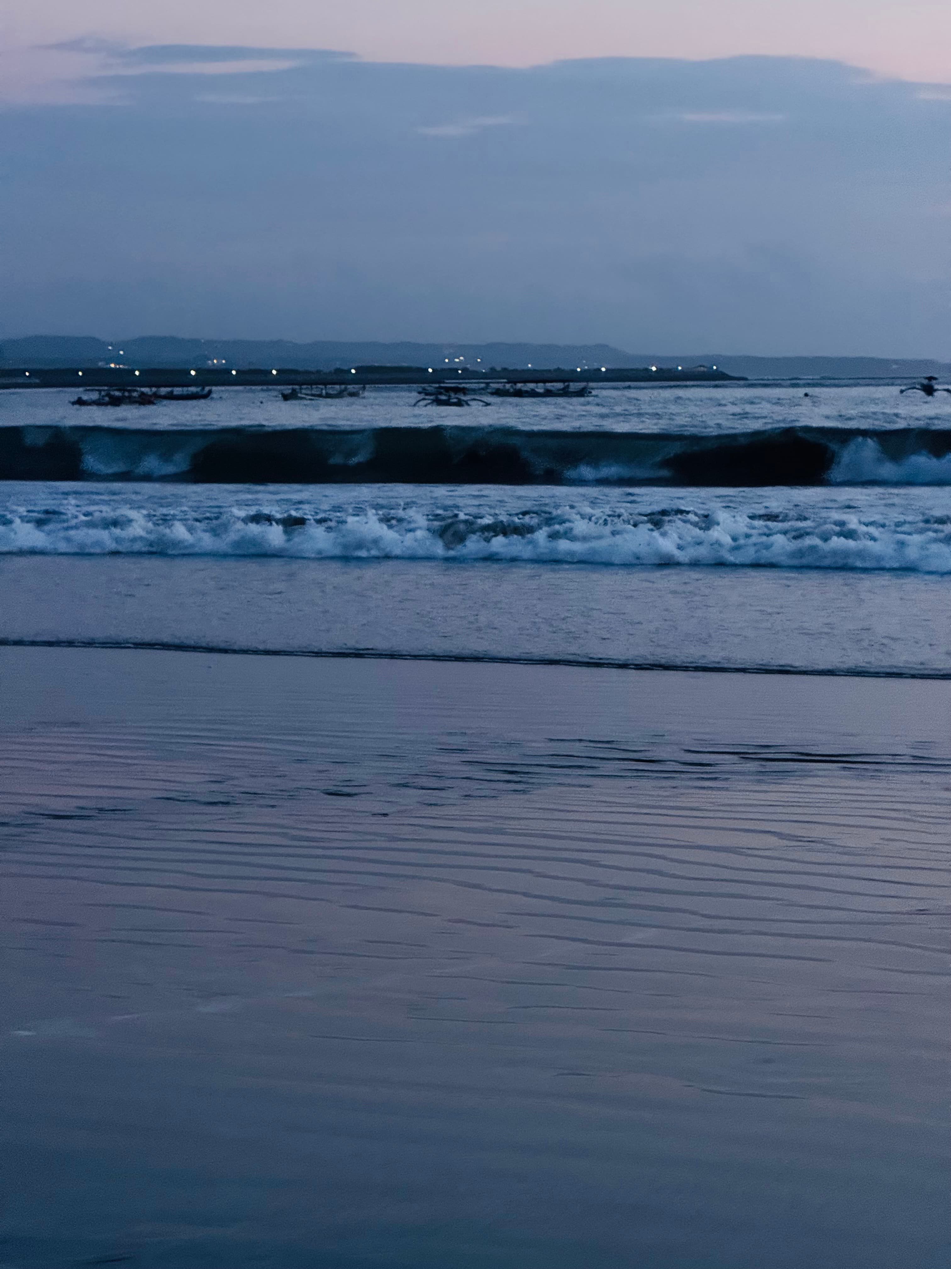 Beach scene from day six